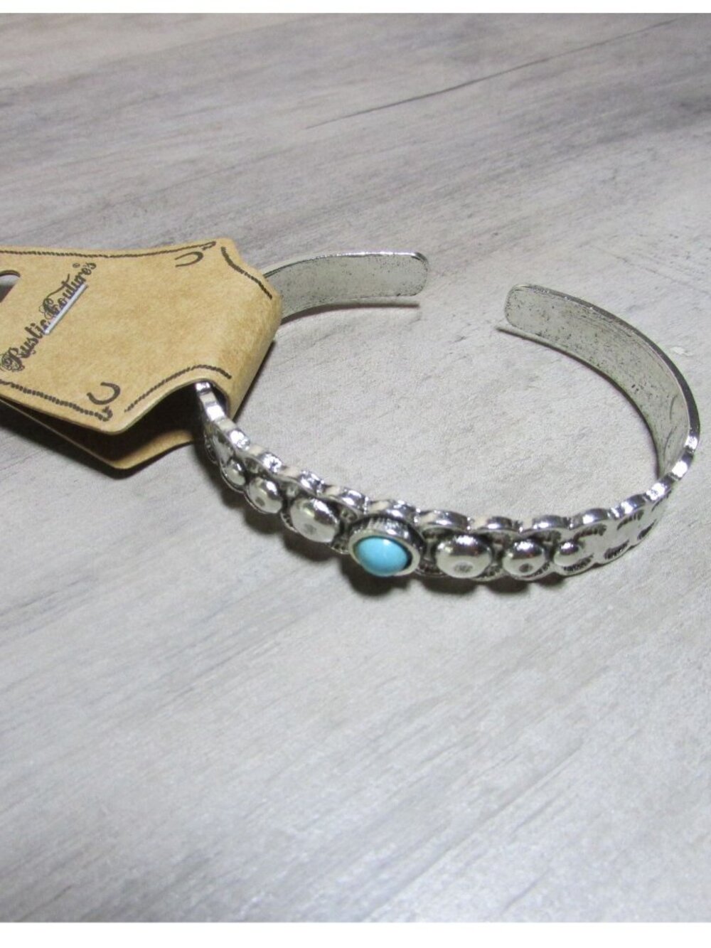 Montana West Rustic Couture's Western Turquoise Cuff Adjustable Bracelet - RCW-1